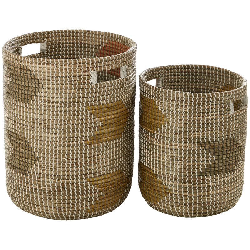 Bay Isle Home Eichelberger Seagrass Decorative Basket