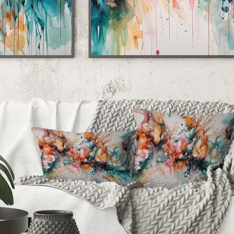 Captivating Boho Dance III - Coussin décoratif à imprimé abstrait