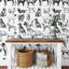 Black And White Dogs Wallpaper