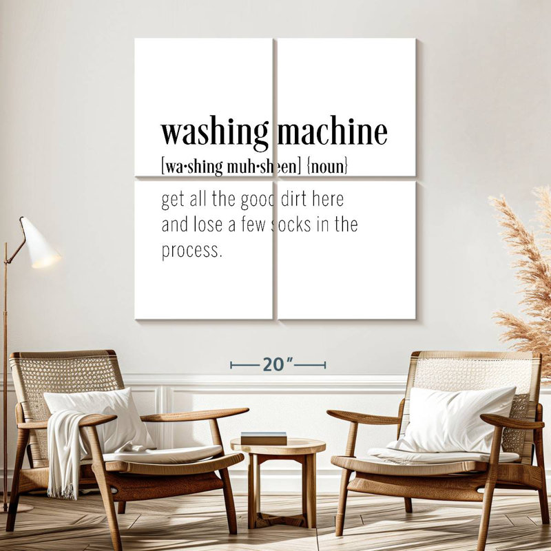 Tergel Washing Machine Definition, 57" H x 57" W