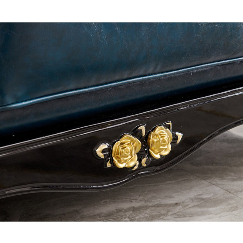 Chaise en cuir de style européen