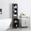 Armoire de rangement pour salle de bain, unité de rangement autoportante pour salle de bain