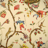 Chinoise Exotique Floral Wallpaper Roll