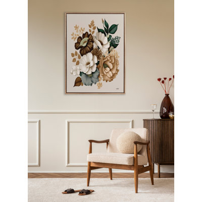 Harvest Blooming by Inkheart Designs Framed Canvas Wall Art Print