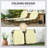 Outsunny 2 Piece Folding Chaise Lounge Pool Chairs, Outdoor Sun Tanning Chairs with 5-Level-1966377873