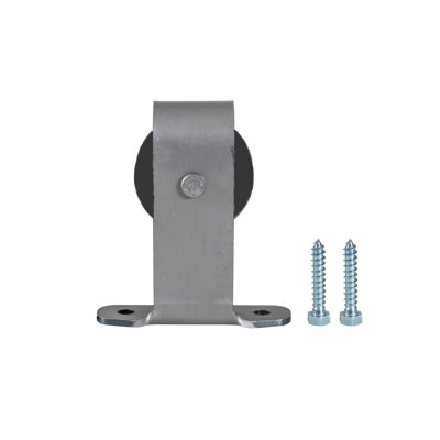Steel Single Door Barn Door Hardware Kit Standard Single