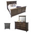 Ensemble de buffet configurable en bois massif Dezirae