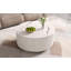 Table basse ronde moderne avec 2 tiroirs-252694695