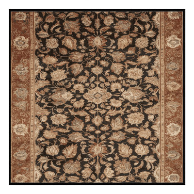Tapis brun lavable à la machine
