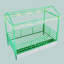 Lit de maison en forme de maison pour enfants avec structure de toit, lit pour tout-petits de style Montessori pour garçons et filles, sans sommier tapissier, vert-1045899520