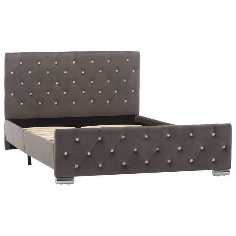 Bed, 120 x 200 cm, Grey