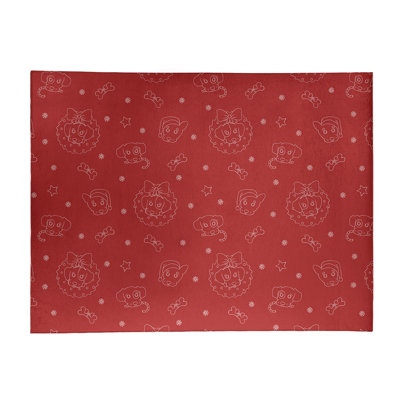 Tapis de zone rouge fait main