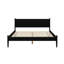 Lit plateforme noir Eastern Eastern Mid-Century Modern