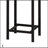 Modern Design Kitchen Dining Table Set With 3 Stools, Unique Splicing Tabletop And Space-Saving Hanging Stool Design-1848291689-1848291694