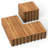 12"x12" 27 Pcs Acacia Interlocking Deck Tiles, Waterproof, Tool-Free