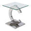 Elvia Glass Top Abstract End Table-37081561