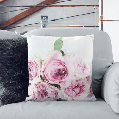 Floral Square Cushion