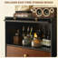 Armoire d'appoint en bois de style Mid-Century