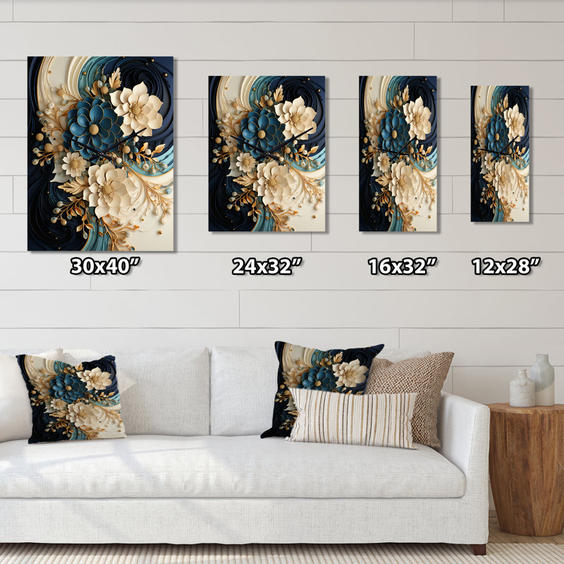 Jaspreet - Horloges murales spirales abstraites, H 40 po x l 30 po x P 1 po