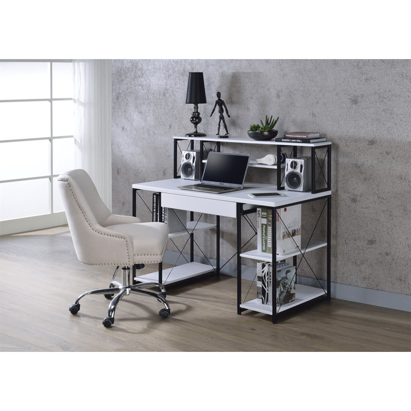 Amiel All Purpose Finish Writing Desk, White
