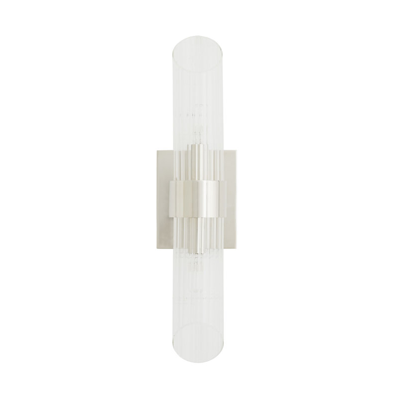 Elyse 2 - Light Armed Sconce, Polished Nickel