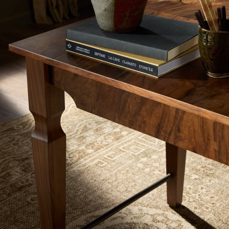 Galvin Desk-Walnut Burl