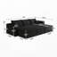 95'' Corduroy Sectional-983526132