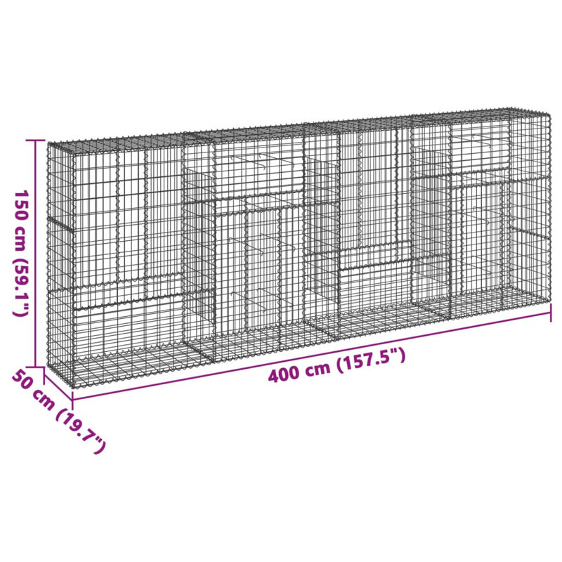 Annot Border Fencing, 150cm H x 400cm W x 50cm D