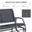 Banc oscillant pour 2 personnes Outsunny