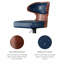 Bois moderne - Tabourets de bar réglables d'appoint-285043592