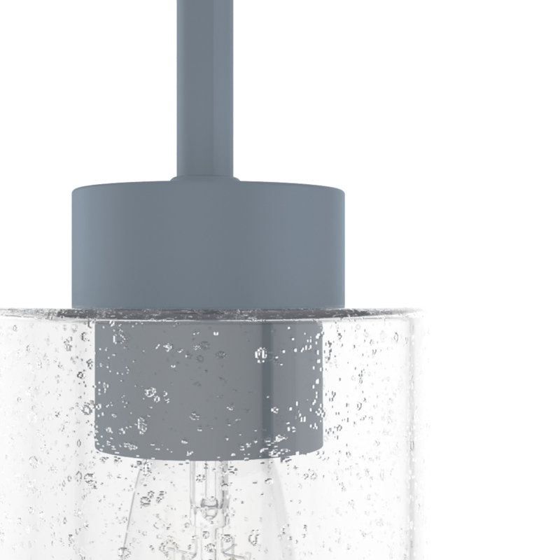 Hartland 1 - Light Single Jar Pendant, Indigo Blue