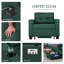 Fauteuil d'appoint à dossier convertible simple Marcio-461239310