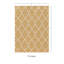 Tapis beige touffeté à la main Marisela-1923433506