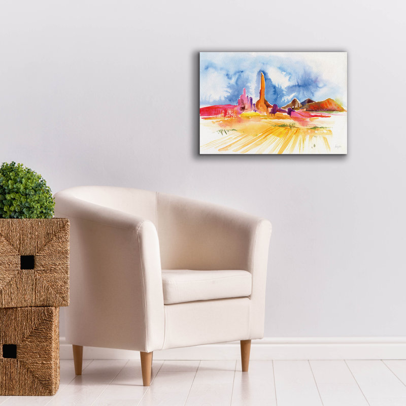 «Formation» par Kristy Rice, art mural sur toile, H 18 po x l 26 po x P 0,75 po
