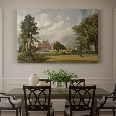 Malvern Hall, Warwickshire-John Constable-Gallery Wrapped Canvas-1809