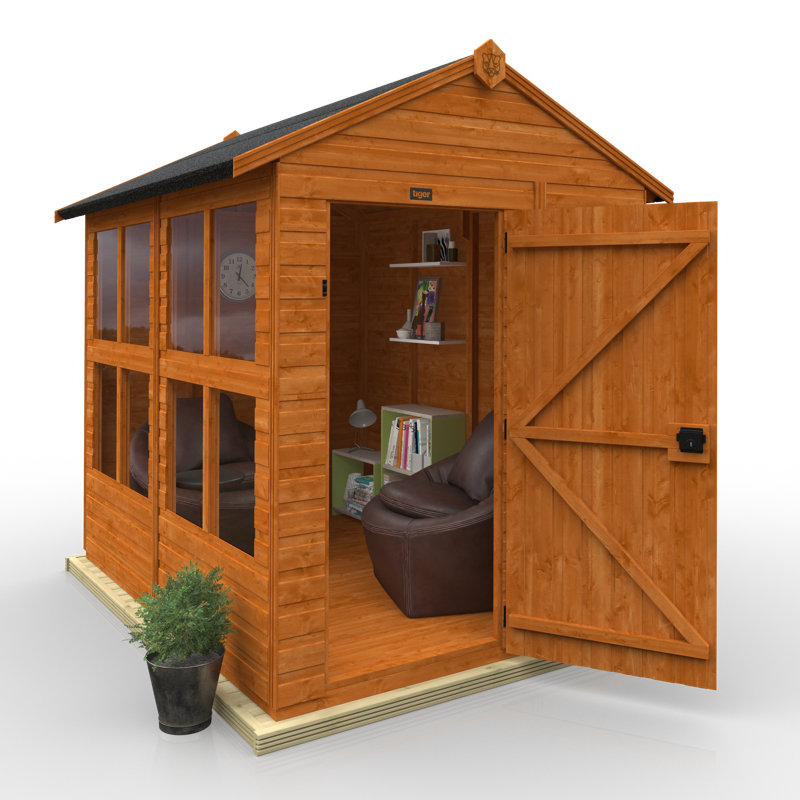 TigerFlex® Modular Buildings 8x6w Apex Summerhouse