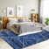 Moire Washable Abstract Indoor Rug