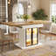 Metal Base Dining Table-914158152