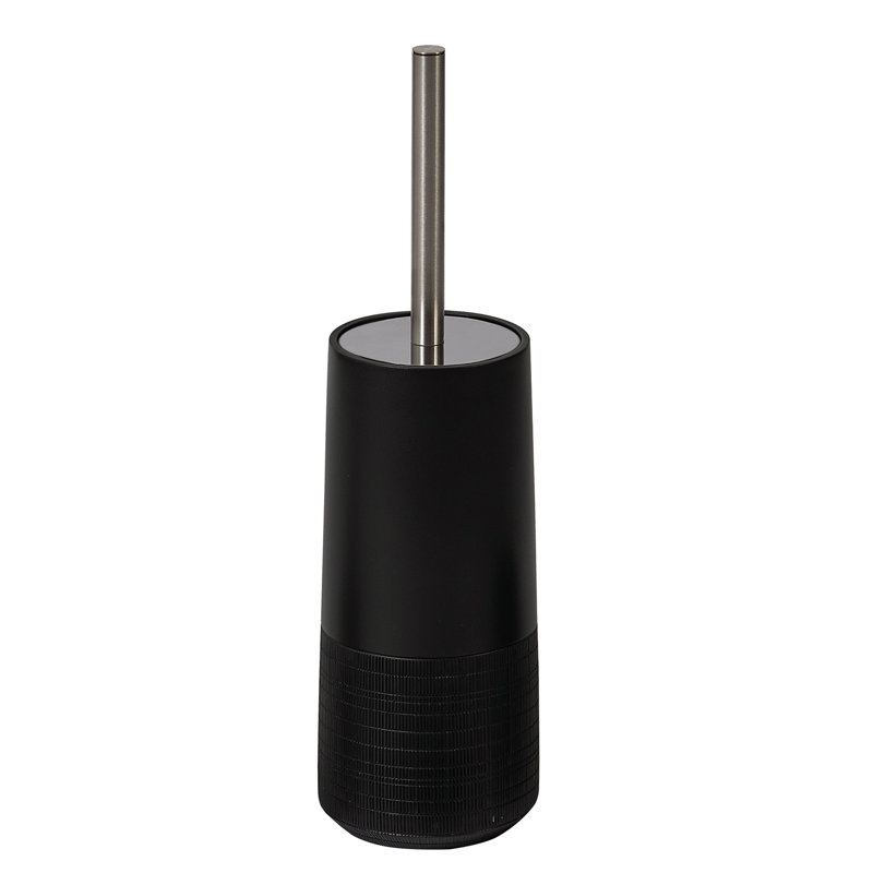 Strata Toilet Brush & Holder White, Black