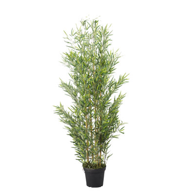 72'' Faux Bamboo Plant in Ceramic Planter