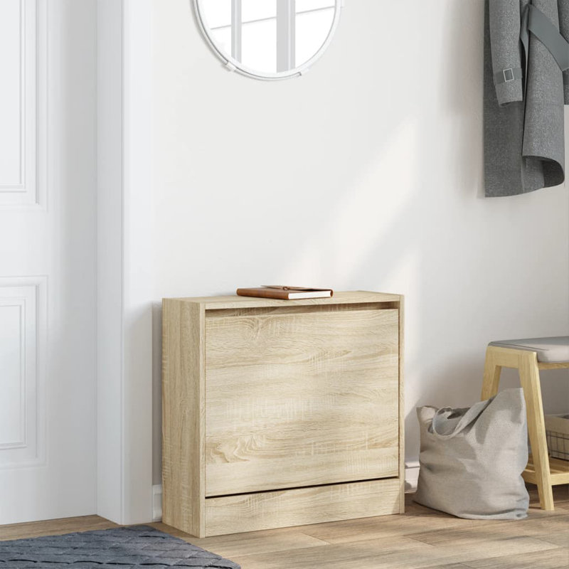 2 Pair Shoe Storage, Sonoma Oak