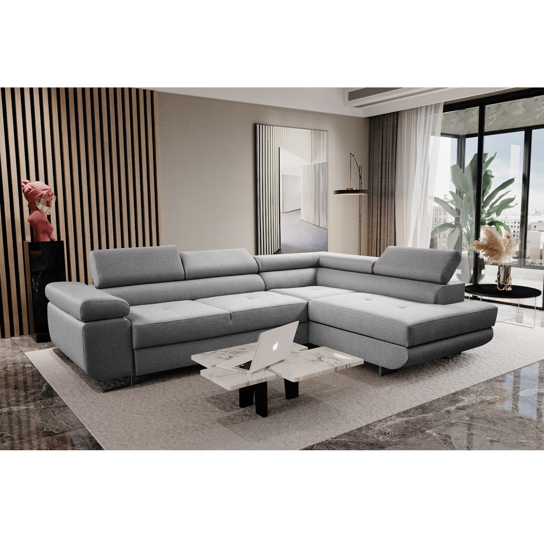 Ecksofa Messerly mit Bettfunktion