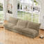 Canapé modulaire sans accoudoirs 3 places, canapé 3 places à assise profonde, tissu sans accoudoirs, tissu velours côtelé-1425176628