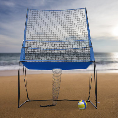 Freestanding Volleyball Training Practice Net With Carrying Bag