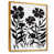 Toile avec cadre flottant or