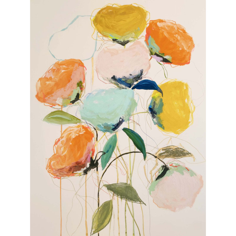 Inward Bloom Series Print, 60" H x 44" W x 2" D