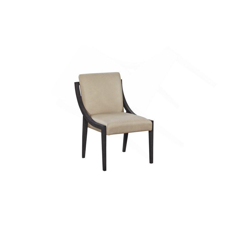 Fauteuil en cuir Sling - poivre