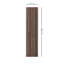 Panneaux muraux ronds en polystyrène Contour 93,7 po x 4,7 po-124137423