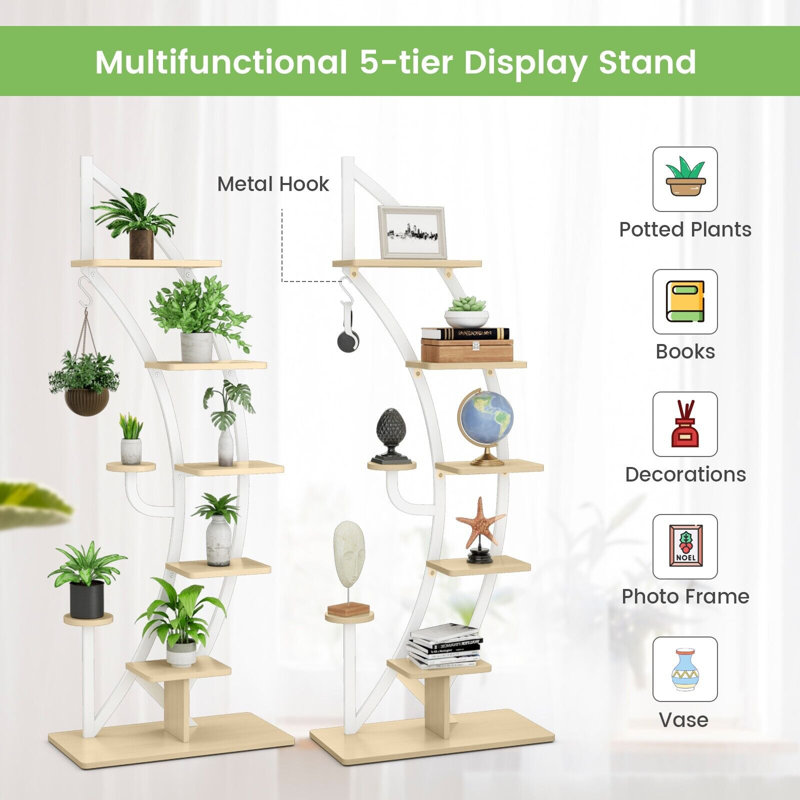 Anneliesse Plant Stand - Set of 2, White