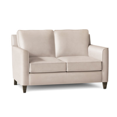 Yorba Leather Loveseat